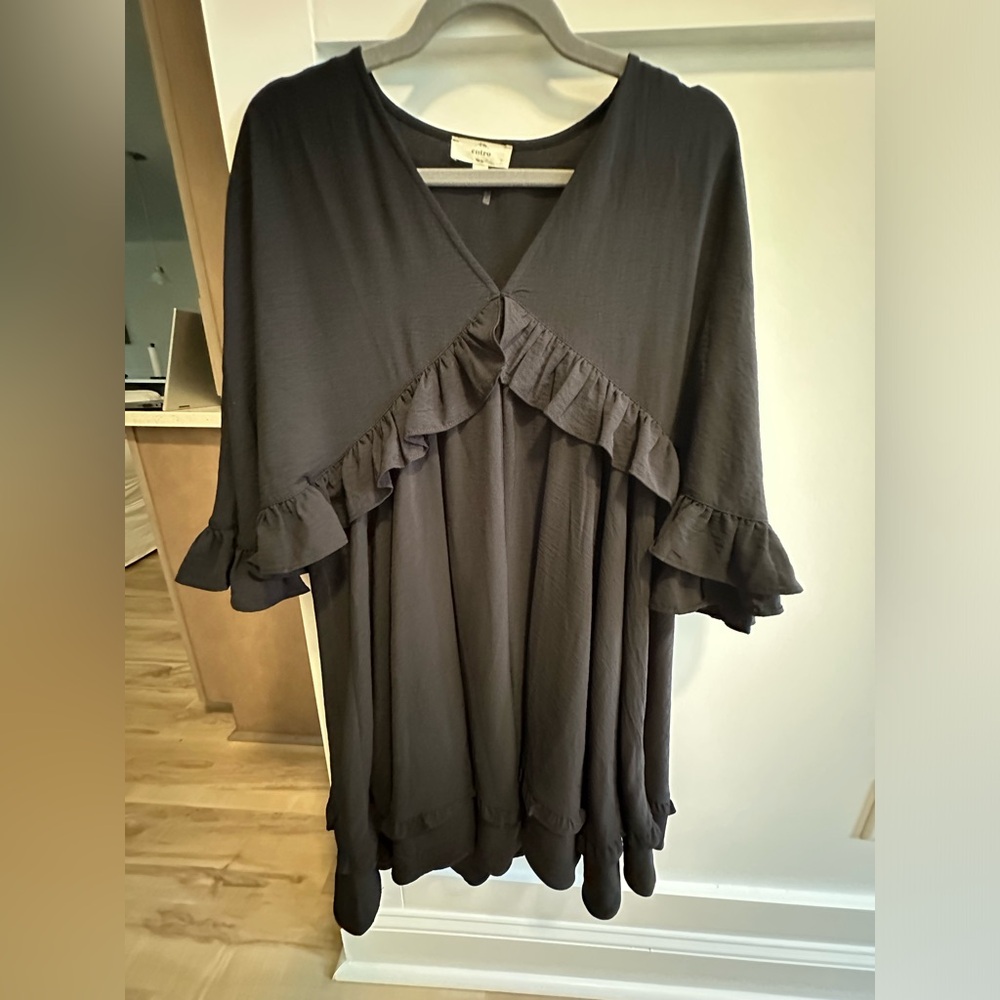 Black Flowy Dress